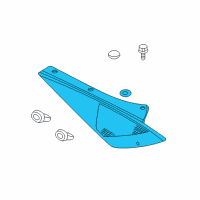 OEM 2008 Nissan 350Z Lamp Re Combination RH Diagram - 26550-CF41A