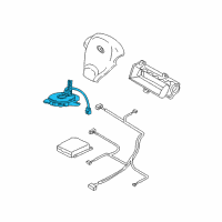 OEM Hyundai Santa Fe Clock Spring Contact Assembly Diagram - 93490-26800