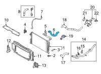 OEM 2022 Kia Seltos Hose Assembly-Radiator, U Diagram - 25414Q5200