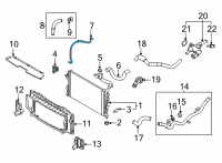 OEM Kia Seltos Hose Assy-Water Diagram - 25450Q5200