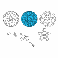 OEM Kia K900 Wheel Assembly-Aluminum Diagram - 529103T670