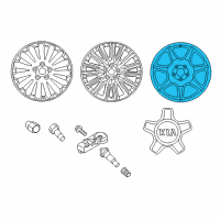 OEM 2016 Kia K900 Wheel Assembly-Temporary Diagram - 529103T800