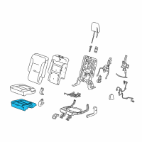 OEM 2018 Buick Enclave Seat Cushion Pad Diagram - 84202604