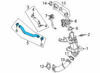 OEM 2021 Chevrolet Suburban Inlet Hose Diagram - 55515780