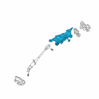 OEM Mercury Montego Column Assembly Diagram - 6F9Z-3C529-AA