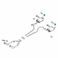 OEM Ford Hanger Insulator Diagram - BR3Z-5A262-A