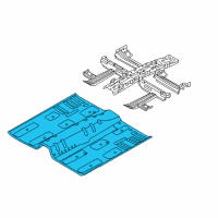 OEM Kia Cadenza PANEL ASSY-CENTER FL Diagram - 65110F6002