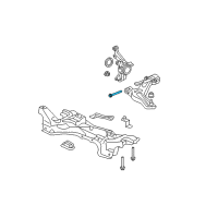 OEM Honda Fit Bolt, Self-Lock (12X78) Diagram - 90118-SAA-J00