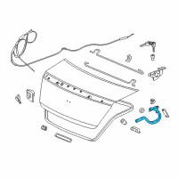 OEM 2015 Honda Accord Hinge, R. Trunk Diagram - 68610-T3L-A00ZZ