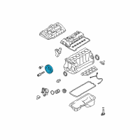 OEM BMW 528xi Vibration Damper Diagram - 11-22-7-558-083