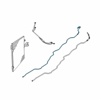 OEM 2011 Dodge Journey Line-A/C Suction Diagram - 68040493AB