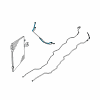 OEM 2010 Dodge Journey Line-Auxiliary A/C Suction Diagram - 5058500AF