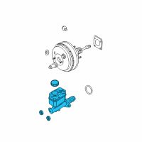 OEM 2010 Lincoln Navigator Master Cylinder Diagram - HL1Z-2140-B