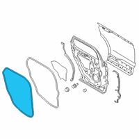 OEM 2022 Lincoln Nautilus Weatherstrip On Body Diagram - FA1Z-58253A10-A