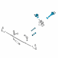 OEM Hummer H2 Gear Asm, Steering (Remanufacture) Diagram - 19180556