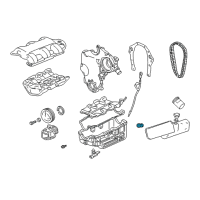 OEM Saturn Relay Oil Pressure Sending Unit Diagram - 12635954