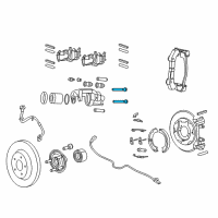 OEM 2014 Jeep Grand Cherokee Pin-Disc Brake Diagram - 68203109AA