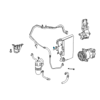 OEM 2021 Ram ProMaster 1500 Cap-A/C Charge Valve Diagram - 5161786AA