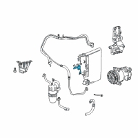 OEM Jeep Compass Line-A/C Discharge Diagram - 5058553AD