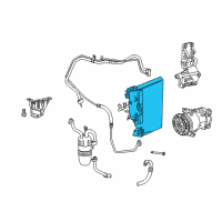 OEM Dodge Caliber CONDENSER-Air Conditioning Diagram - 5191252AA