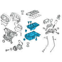 OEM 2014 Chevrolet Sonic Oil Pan Diagram - 25200508