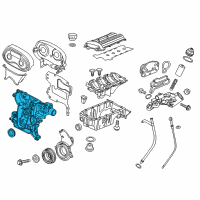 OEM Chevrolet Sonic Front Cover Diagram - 25190867