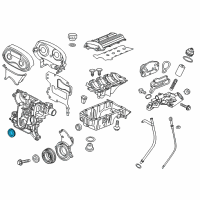 OEM 2017 Chevrolet Sonic Front Cover Seal Diagram - 24465791