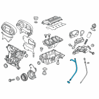 OEM Pontiac Tube, Oil Level Indicator Diagram - 55566674