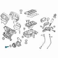 OEM Chevrolet Sonic Bolt, Crankshaft Balancer Diagram - 24447224