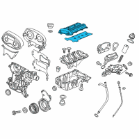 OEM 2009 Chevrolet Aveo Cover Asm, Camshaft (W/ Bolt & Seal) Diagram - 55564395