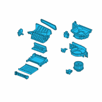 OEM 2019 Kia Sorento Blower Unit Diagram - 97100C6000