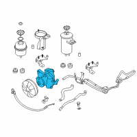 OEM 2010 BMW 535i xDrive Power Steering Pump Diagram - 32-41-6-776-834