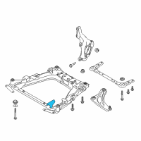 OEM 2018 Nissan Leaf Bracket-Under Cover Diagram - 54499-3NF0A