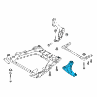 OEM Nissan Leaf Link Complete-Transverse, Rh Diagram - 54500-4FU0A