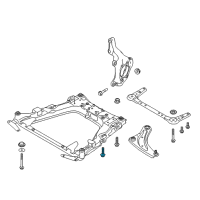 OEM Nissan Bolt Diagram - 54368-JA000