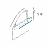OEM 2020 BMW 530e xDrive Shaft Cover Outer Front Door Right Diagram - 51-33-7-404-026