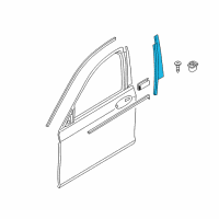 OEM 2020 BMW 530e xDrive Cover, Column B, Door, Front Left Diagram - 51-33-7-390-121