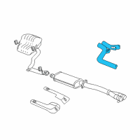 OEM 2007 Dodge Magnum Catalytic Converter Diagram - 4578467AB