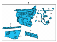 OEM 2021 Chevrolet Tahoe Composite Assembly Diagram - 85002066