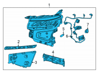 OEM 2022 Chevrolet Tahoe Composite Assembly Diagram - 85002065