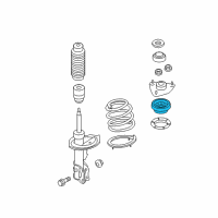 OEM Kia Forte Koup Bearing-Strut Diagram - 546121M000