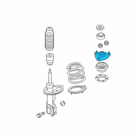 OEM 2010 Kia Forte Koup Insulator Assembly-Strut Diagram - 546103S000DS