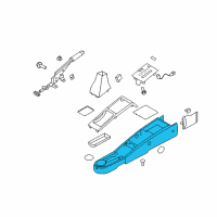 OEM 2010 Chevrolet Aveo5 Console Body Diagram - 95983101