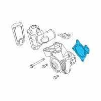 OEM 2014 Ram ProMaster 2500 Gasket-Water Pump Diagram - 68099619AA