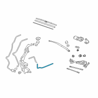 OEM 2009 Honda CR-V Tube (4X7X1195) Diagram - 76838-SXS-A01