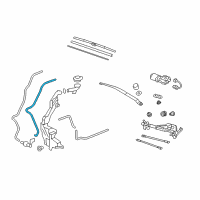 OEM 2009 Honda CR-V Tube (4X7X840) Diagram - 76828-SXS-A01