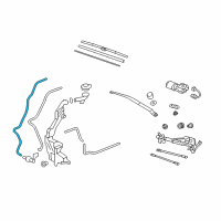 OEM 2008 Honda CR-V Tube (4X7X1090) Diagram - 76827-SXS-A01