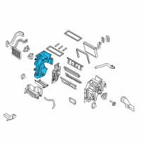 OEM 2013 Hyundai Sonata Case-Heater Blower, LH Diagram - 97134-3S011