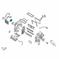 OEM 2017 Kia Forte5 Mode Actuator Diagram - 971573SAA0