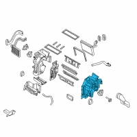 OEM 2015 Hyundai Sonata Case-Heater Blower, RH Diagram - 97135-3S032